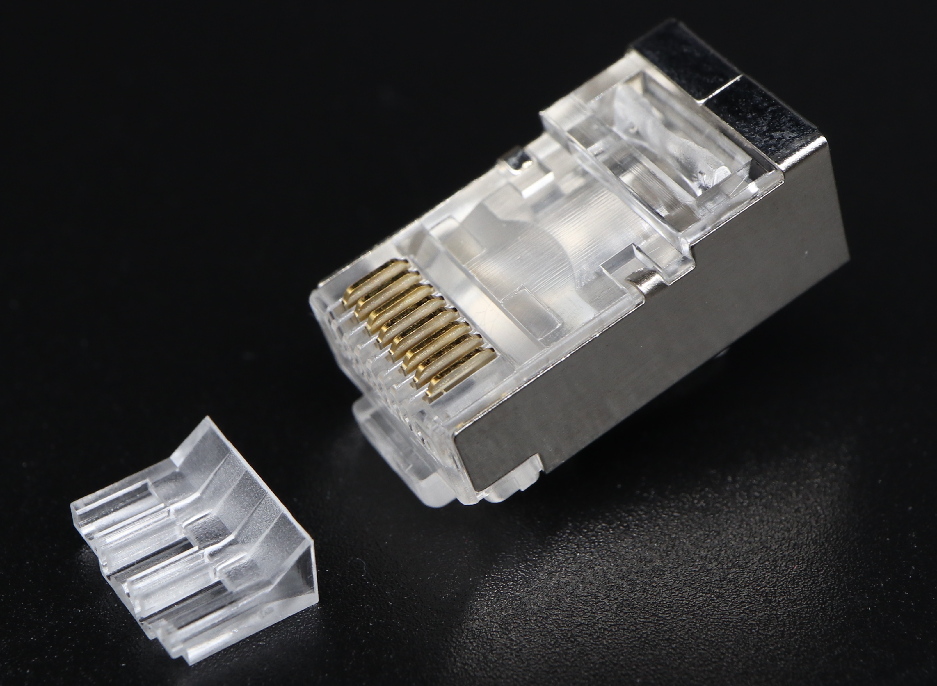 P8-064-11 - C6A 8P8C-F-RV STP-0.80mm RJ45 Modular Plug - Plug Master Industrial Co., Ltd.